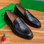 Black Leather Clark Shoe