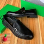 Black Leather Clark Shoe