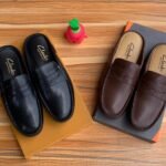 Clarks Half-Shoe Leather