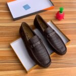 Brown Rough Leather Clarks Shoe