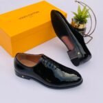 Black Leather Louis Vuitton Shoe