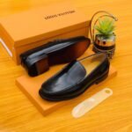 Black Leather Louis Vuitton Shoe