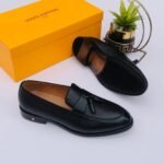 Black Leather Louis Vuitton Shoe