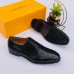 Black Leather Louis Vuitton Shoe