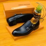 Black Leather Louis Vuitton Shoe