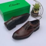 Brown Leather Clarks Shoe