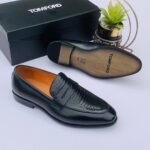 Black Leather Tomford Shoe