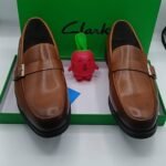 Brown Leather Clarks Shoe