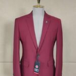 Classic Burgundy Single-Breasted Suit
